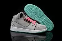 basket air jordan 1 pinnacle femmes style gris vert